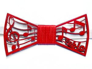 Pajarita musical con nombre